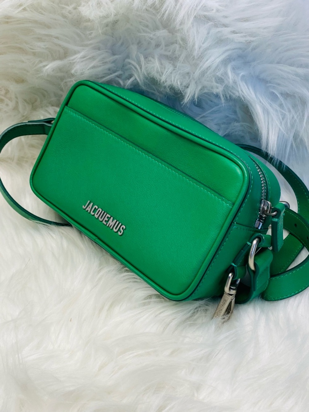 Jacquemus Green Crossbody Camera Bag